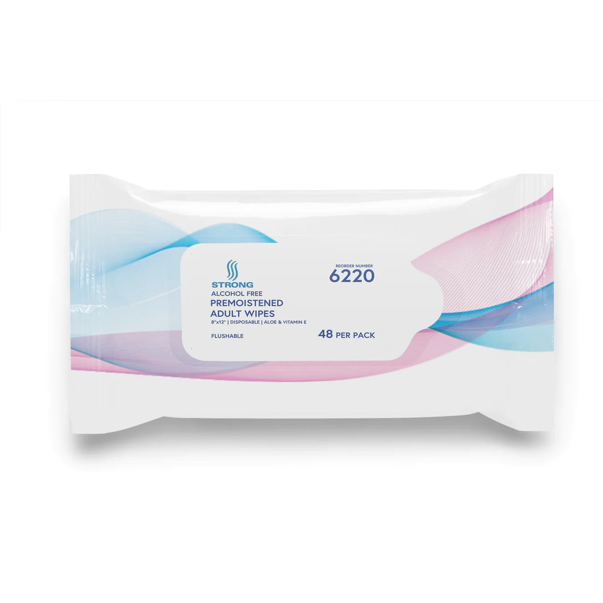 Strong Flushable wipes Case of 576 InCare Products