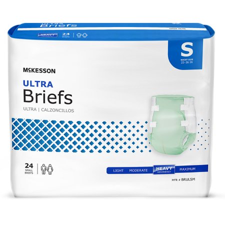 McKesson Ultra Unisex Adult Brief- Small, Heavy Absorbency